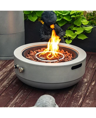 Small Concrete Round Fire Pit Bowl