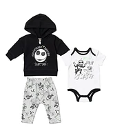 Disney Mickey Mouse Minnie Classics the Aristocats Winnie Pooh Fleece Pullover Hoodie Bodysuit and Pants 3 Piece Outfit Set