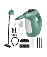 1400W Handheld Steam Cleaner with 14-Piece Accessory Kit and Child Lock