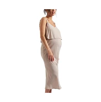 Ripe Maternity Alma Nursing Slip Dress