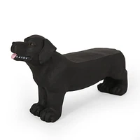 Charming Labrador Concrete Garden Bench: A Touch of Personality for Outdoor Perfection