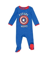 Marvel Avengers 3 Pack Zip Up Sleep N' Play Coveralls