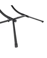 Outdoor Egg Chair Stand - Steel Stand for 2-Person Outdoor Egg Chairs - Black