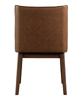 Furniture of America 2-Pc. Forest Wisp Boucle Fabric Dining Chair Set