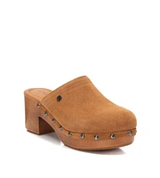 Carmela Leather Collection Women's Heeled Clogs