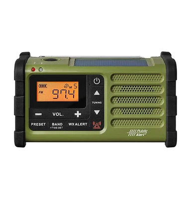 Sangean Sg-112 Green Am/Fm Weather Emergency Radio