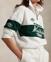 Polo Ralph Lauren Unisex Wimbledon Relaxed-Fit Fleece Sweatshirt