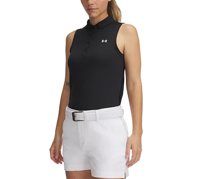 Under Armour Women's Ua Active Sleeveless Polo Shirt