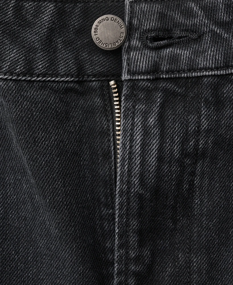Mango Women's High Waist Straight Jeans