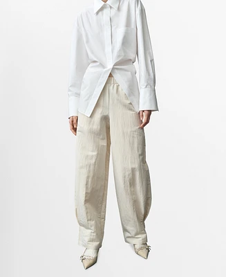 Mango Women's Pleated Jogger Pants