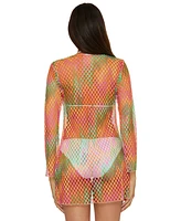 Becca Women's Mirage Fishnet Tunic Cover-Up