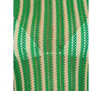 Becca Women's Cabo High-Neck Crochet Dress Cover-Up