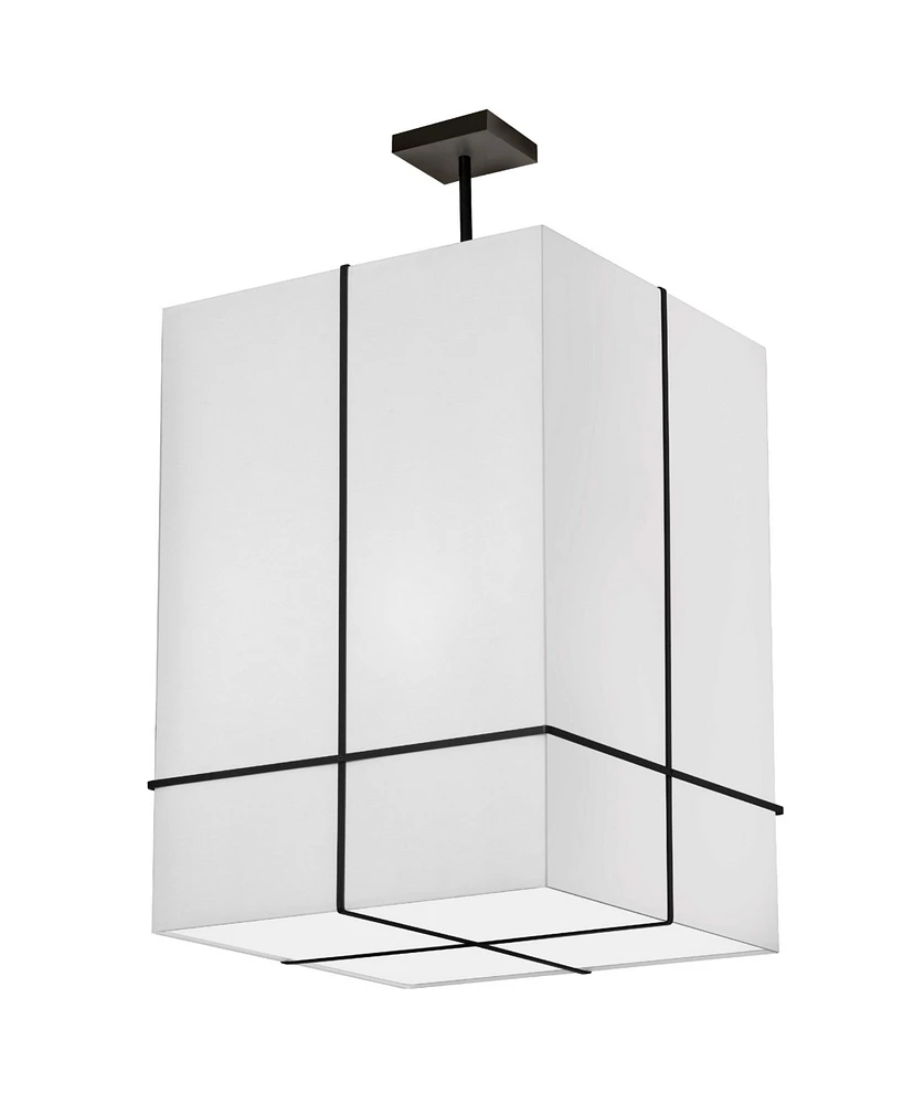 Dainolite 26" Metal Raquel 4 Light Led Pendant