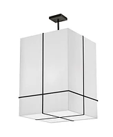 Dainolite 26" Metal Raquel 4 Light Led Pendant