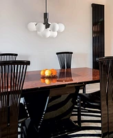 Dainolite 15.75" Metal Amanda 9 Light Chandelier