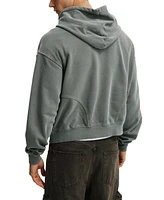 Cotton On Men's Cropped Zip Up Hoodie