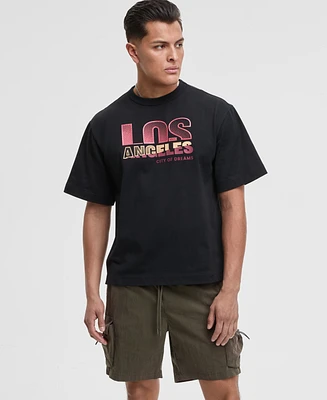 Mode of One Men's Los Angeles Relaxed-Fit Graphic T-Shirt, Exclusively at Macy's