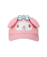 My Melody Big Face Women's Pink Traditional Adjustable Hat