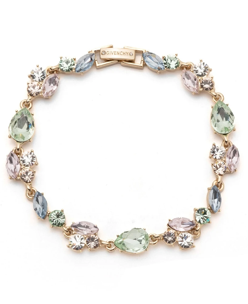 Givenchy Mixed Cut Crystal All-Around Flex Bracelet