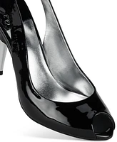 Jeffrey Campbell Charis Peep-Toe Slingback Pumps