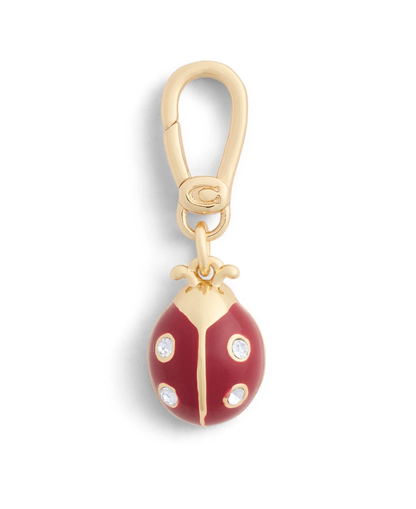 Coach Faux Stone Collectible Signature Ladybug Charms