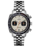 Mvmt Men's Mulholland Racer Silver Tone Stainless Steel Bracelet Watch