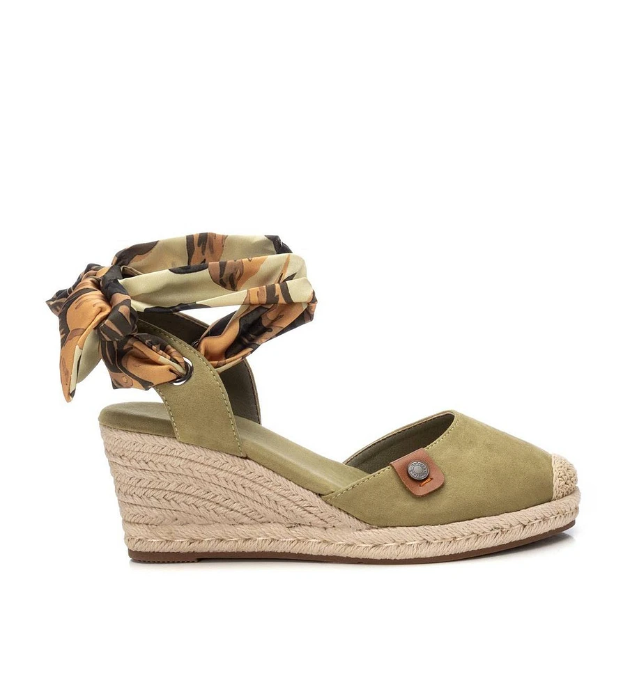 Refresh Women's Espadrilles With Wide Ribbon Laces