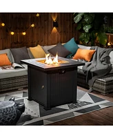 28inch Square Fire Pit Table