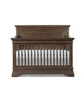 Westwood Design Olivia Traditional Wood Convertible Crib in Rosewood Brown