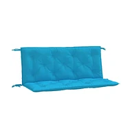 Garden Bench Cushions 2 pcs Light Blue 47.2"x19.7"x2.8" Oxford Fabric