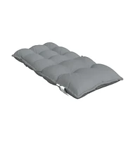 Lowback Chair Cushions 6 pcs Gray Oxford Fabric