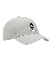 Disney Men's Mickey Mouse White Unstructured Baseball Cap