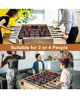 Football Table with Legs, 2 Balls, and 2 Foldable Cup Holders Fun and Durable Game for Kids, Teens, and Adults