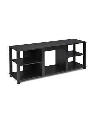 2-Tier Tv Storage Cabinet Console with Adjustable Shelves