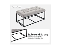 Multifunctional Storage Ottoman Bench: End of Bed, Entryway & Living Room