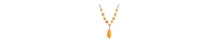 2028 Topaz Acrylic Crystal Accent Y Necklace