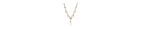 2028 Faux Cultivated Pearl Filigree Bib Necklace