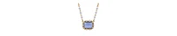 2028 Moonstone Acrylic Bead Pendant Necklace