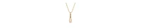 2028 Crystal Small Tweezer Pendant Necklace