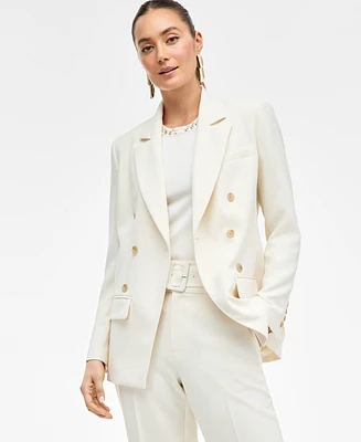 I.n.c. International Concepts Women's Double-Breasted Blazer, Exclusively at Macy's