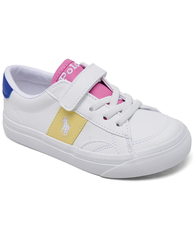 Polo Ralph Lauren Toddler Girls Ryley Fastening Strap Casual Sneakers from Finish Line