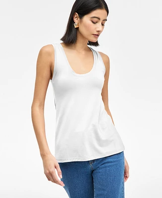 I.n.c. International Concepts Women's Luxe Scoop-Neck Tank Top, Exclusively at Macy's