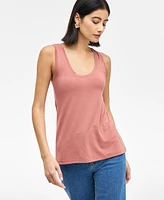 I.n.c. International Concepts Women's Luxe Scoop-Neck Tank Top, Exclusively at Macy's