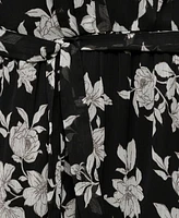 Mango Women's Ruffled Floral Print Dress