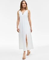 I.n.c. International Concepts Women's Linen-Blend O-Ring Maxi Dress, Exclusively at Macy's