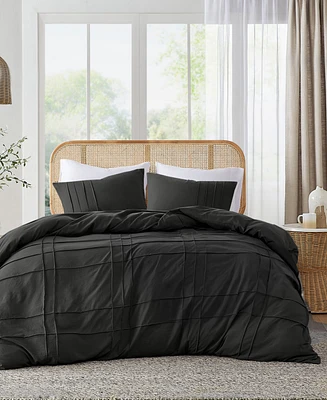 510 Design Porter Pleated 3-Pc. Duvet Cover Set