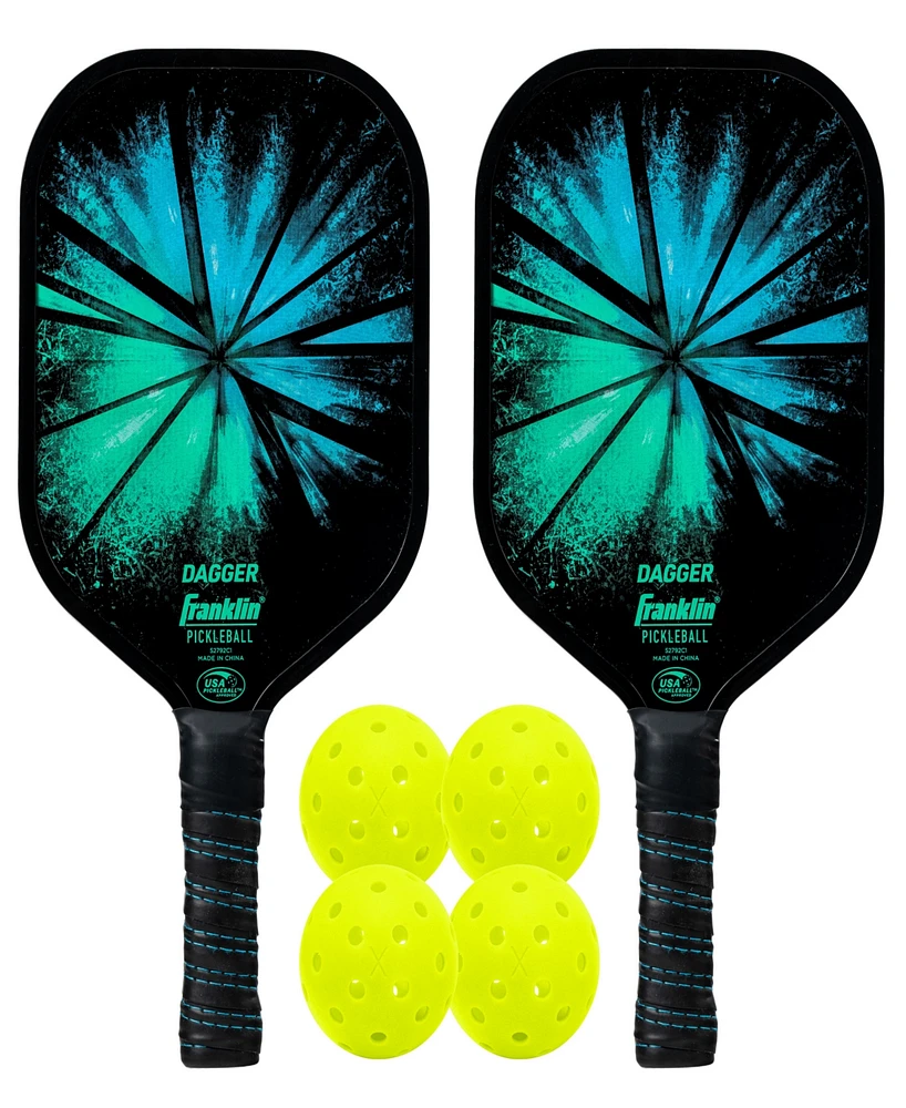 Franklin Sports Dagger Pickleball Paddle and Ball Set
