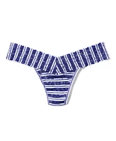 Hanky Panky Women's Printed Signature Lace Low Rise Thong