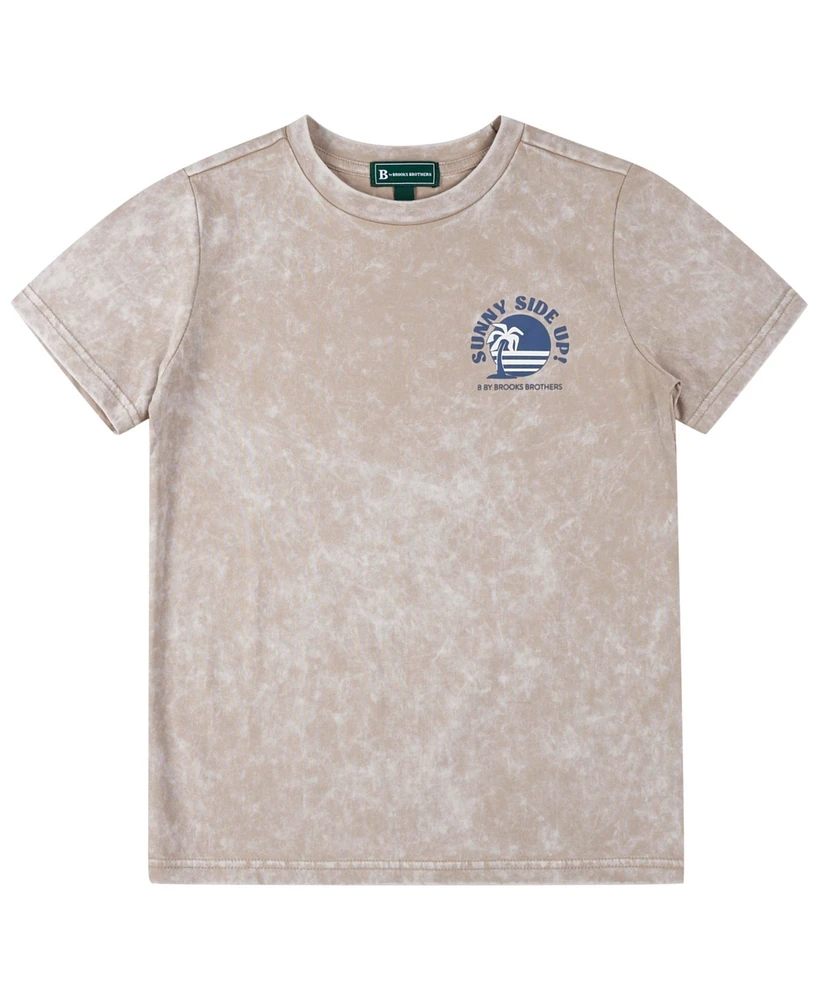 Brooks Brothers Big Boys Sunny Side Up Graphic T-Shirt