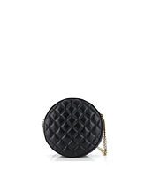 Pre-Owned Versace Small Medusa Icon Camera Bag Quilted Leather